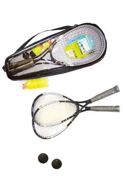 
	W1381PRK
Speedminton racket set 2 Alu rackets
 
